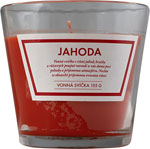 Q-Home sviečka jahoda 155 g - Teta drogérie eshop