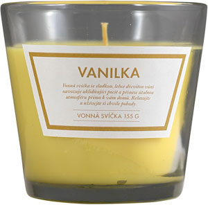 Q-Home sviečka vanilka 155 g