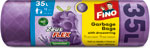FINO Zeus FLEX AROMATIC LD vrecia na odpad so zaťahahovacou páskou 35 l, 12 ks - Teta drogérie eshop