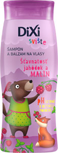 Dixi Svište šampón a balzam Šťavnatosť jahôdok a malín 400 ml