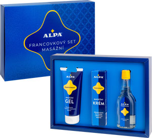 Alpa francovkový set Francovka 60 ml, gél 40 g, masážny gél 100 ml