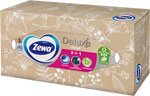 Zewa Deluxe Box papierové vreckovky 3-vrstvové 90 ks - Teta drogérie eshop