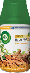 Air Wick Freshmatic náplň do osviežovača vzduchu – Vanilka a santalové drevo 250 ml