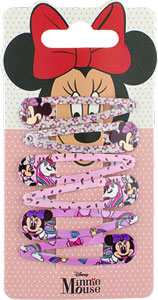 Detské pukačky do vlasov Minnie 6 ks