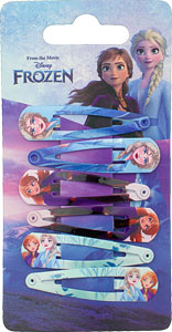 Detské pukačky do vlasov Frozen 6 ks