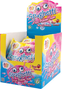 Spaghetti fizz bubble gum žuvačky špagety 35 g