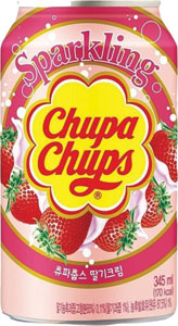 Chupa Chups nealkoholický sýtený nápoj Strawberry 345 ml