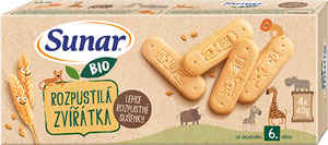 Sunar BIO sušienky Nezbedné zvieratká 160 g