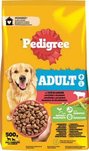 Pedigree granule hovädzie so zeleninou 500 g