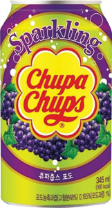 Chupa Chups nealkoholický sýtený nápoj Grape 345 ml