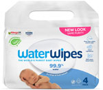 WaterWipes vlhčené obrúsky bez obsahu plastov 4 x 60 ks - Teta drogérie eshop