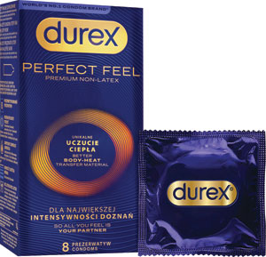 Durex kondómy Perfect Feel 8 ks