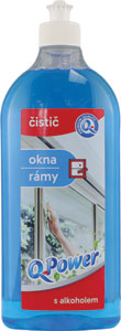 Q-Power čistič na okná a rámy 750 ml