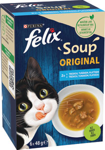 Felix Soup polievky s treskou, tuniakom a platesou (6x48g)