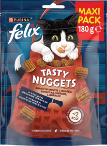 Felix Tasty Nuggets hovädzie a jahňacie 180 g