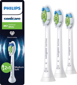 Philips Sonicare náhradné hlavice Optimal White HX6063/87 2+1 ks