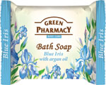 Green Pharmacy toaletné mydlo s modrým kosatcom a arganovým olejom 100 g