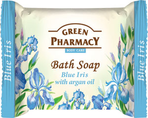 Green Pharmacy toaletné mydlo s modrým kosatcom a arganovým olejom 100 g