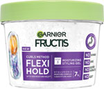 Garnier Fructis Curls Method Flexi Hold hydratačný stylingový gél pre všetky typy kučeravých a vlnitých vlasov 370 ml - Teta drogérie eshop