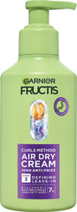 Garnier Fructis Curls Method krok 3 Hydratačný Bezoplachový krém pre všetky typy vlnitých a kučeravých vlasov 260 ml