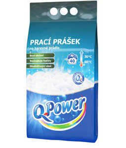 Q-Power prášok na pranie Color 40 PD