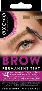 Syoss Brow Tint dlhotrvajúca farba na obočie Tmavoplavá 17 ml