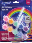 Q-Power WC blok Rainbow Berry 2 ks - Teta drogérie eshop