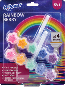 Q-Power WC blok (2ks/bli) Rainbow Berry