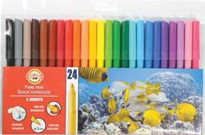 Popisovače školské 24 ks