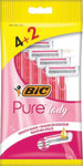 BIC 3 dámske holítka Pure Lady Pink 4+2ks - Teta drogérie eshop