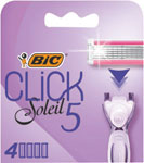 BIC 5 náhradné hlavice Soleil Click NH 4ks v balení - Teta drogérie eshop