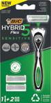 BIC 5 holiaci strojček Hybrid Sensitive +2ks náhrady - Teta drogérie eshop