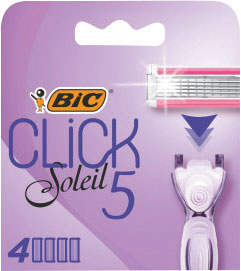 BIC 5 náhradné hlavice Soleil Click NH 4ks v balení