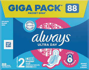 Always Ultra hygienické vložky Super Plus 88 ks