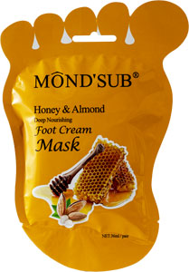 MONDSUB maska nohy mandľa&med vyživujúca