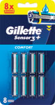 Gillette Sensor 3 plus Comfort 8 náhradných hlavíc - Teta drogérie eshop
