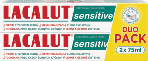 Lacalut zubná pasta Senstive 2 x 75 ml