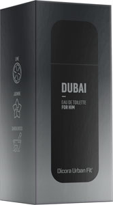 Dicora pánska toaletná voda URBAN FIT DUBAI 40 ml (8+Tester)