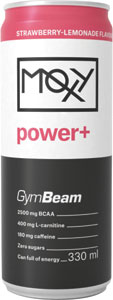 GymBeam Moxy power energy drink jahoda 330 ml