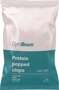 GymBeam protein chips morská soľ 40 g