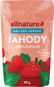 Allnature Jahody mrazom sušené 30 g