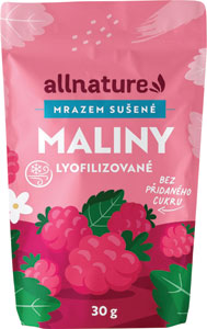 Allnature Maliny mrazom sušené 30 g