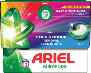 Ariel gélové tablety Color 12 ks