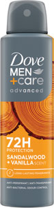 Dove Men+Care Advanced Sandalwood&Vanilla Antiperspirant sprej 150 ml