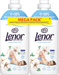 Lenor aviváž Sensitive Cotton Fresh 2 × 59 PD, 2 × 1239 ml - Teta drogérie eshop