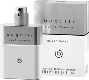 Bugatti Performance toaletná voda Silver Metal 100 ml