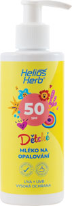 Helios Herb detské mlieko na opaľovanie SPF50 200 ml
