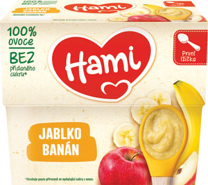 Hami ovocný príkrm jablko banán 400 g