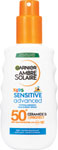 Garnier Ambre Solaire ochranný sprej proti UV žiareniu SPF50+ na citlivú detskú pokožku 150 ml - Teta drogérie eshop