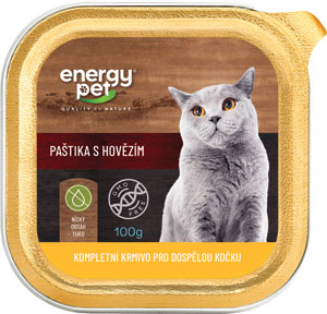 Energy Pet paštéta hovädzie 100 g